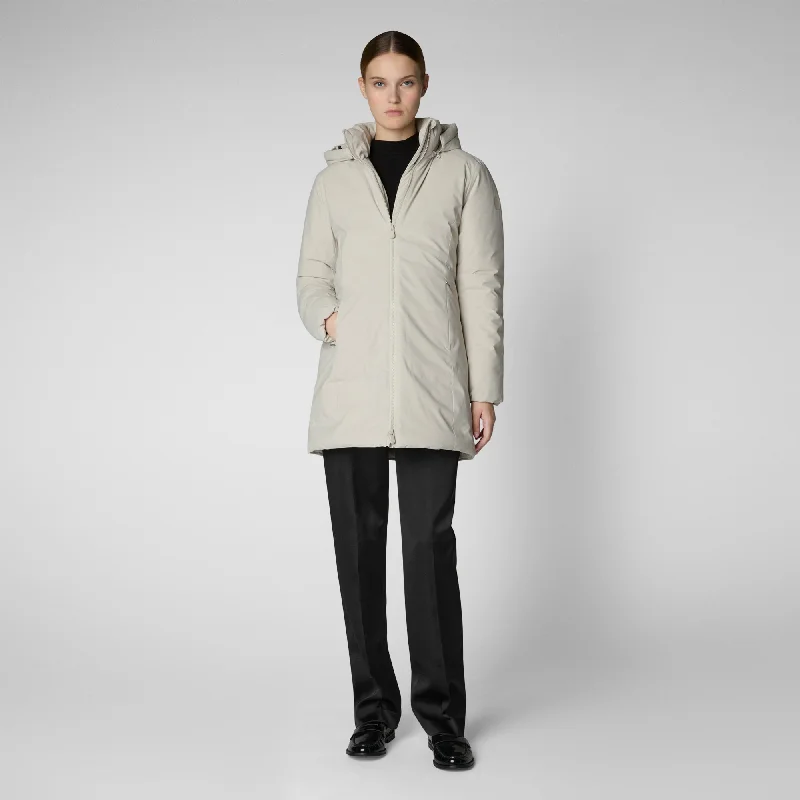 PARKA DONNA CON CAPPUCCIO RACHEL RAINY BEIGE 